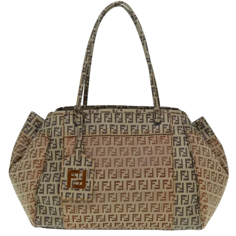 Tote Bag with Adjustable Shoulder Strap in Olive Green for Comfortable CarryingWaterproof Tote Bag in Yellow for Outdoor Activities in Wet WeatherFendi Zucca  Canvas Tote Bag (Pre-Owned)