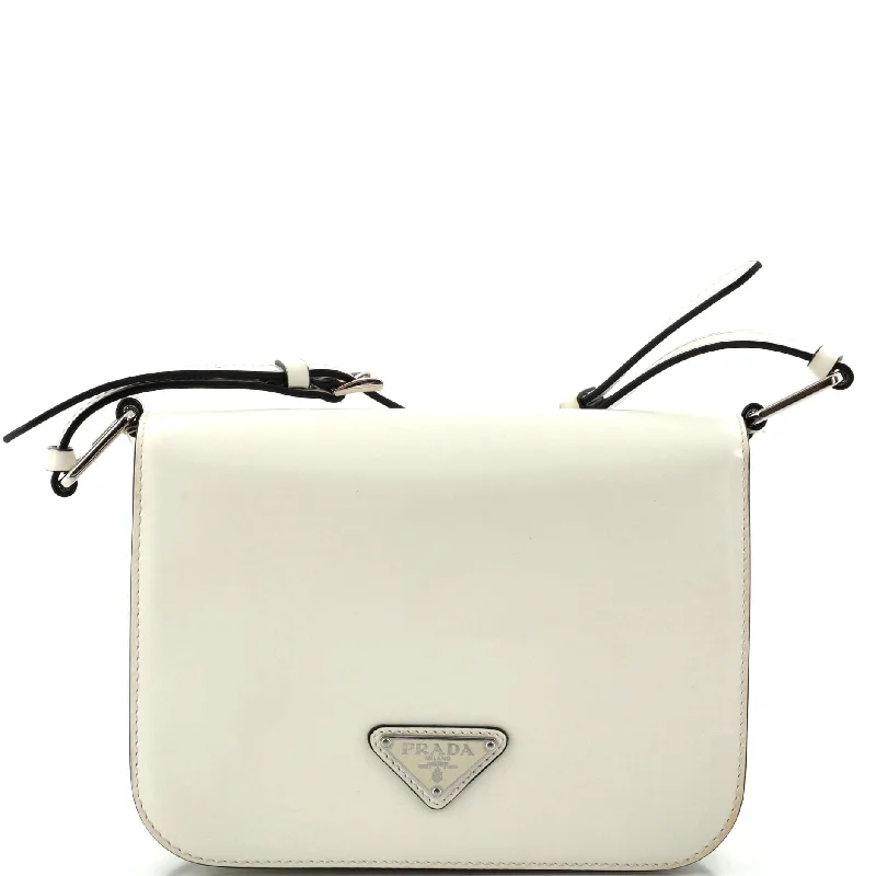 Printed Silk Shoulder Bag in Red for a Pop of ColorFull Flap Shoulder Bag Brushed Leather