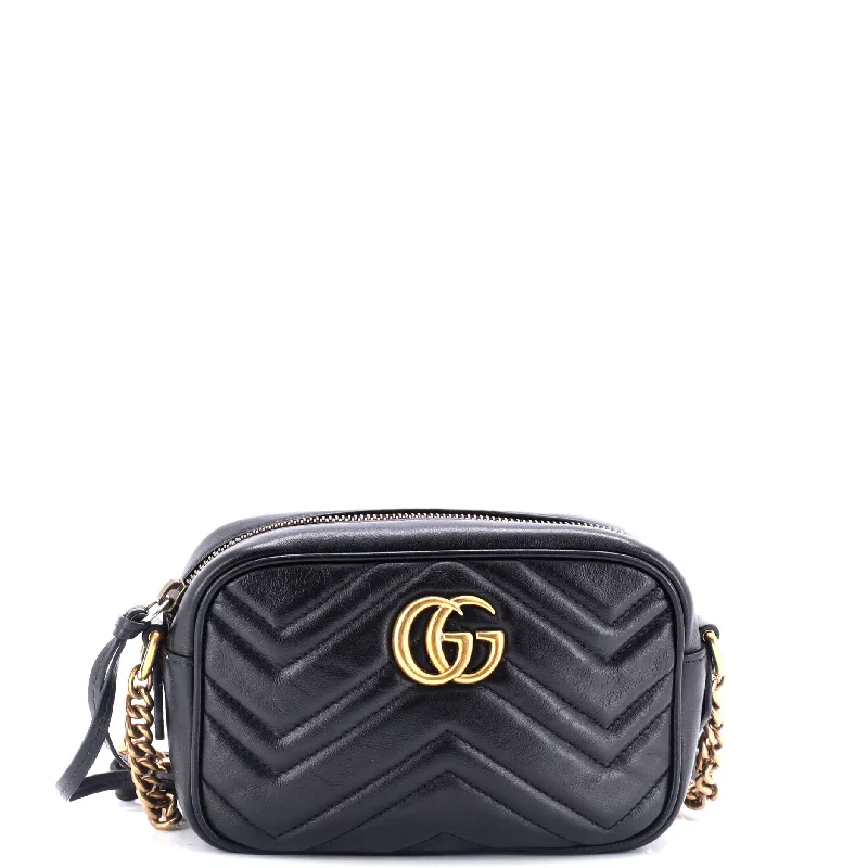 Women's Shoulder Bag with Floral Embroidery in Purple for Spring WalksGG Marmont Shoulder Bag Matelasse Leather Mini Women's Shoulder Bag with Floral Embroidery in Purple for Spring WalksGG Marmont Shoulder Bag Matelasse Leather Mini