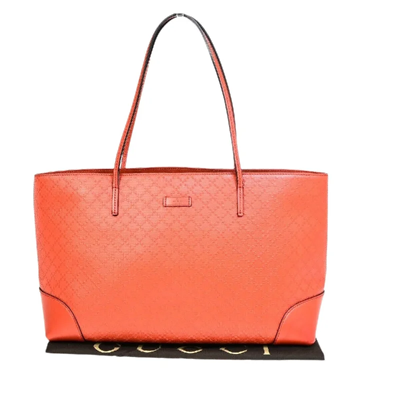 Women's Tote Bag with Detachable Pouch in Purple for Added ConvenienceWomen's Tote Bag with Magnetic Closure in Orange for Easy Access on the GoGucci Diamante  Leather Tote Bag (Pre-Owned)