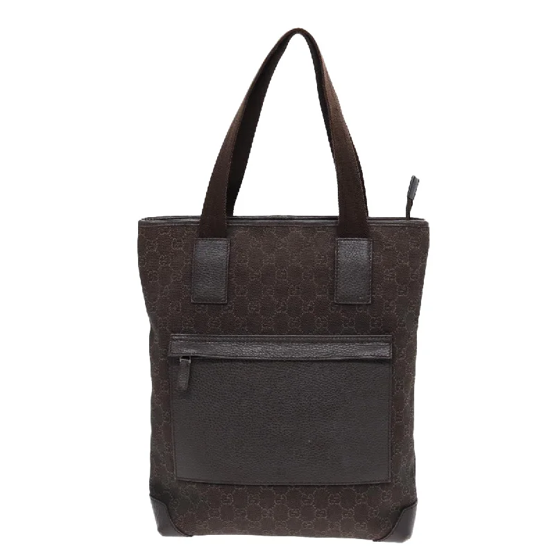 Metallic Tote Bag in Rose Gold with Chain Handles for a Glamorous Night OutWomen's Tote Bag with Inner Compartments in Gray for Organizing Everyday EssentialsGucci Gg Canvas  Canvas Tote Bag (Pre-Owned)