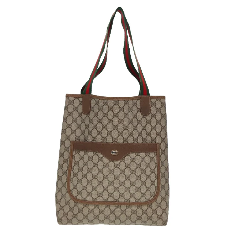 Oversized Jute Tote Bag in Natural Color with Rope Handles for a Beach VacationWomen's Tote Bag with Zipper Closure in Red for Secure StorageGucci Gg Canvas  Canvas Tote Bag (Pre-Owned)