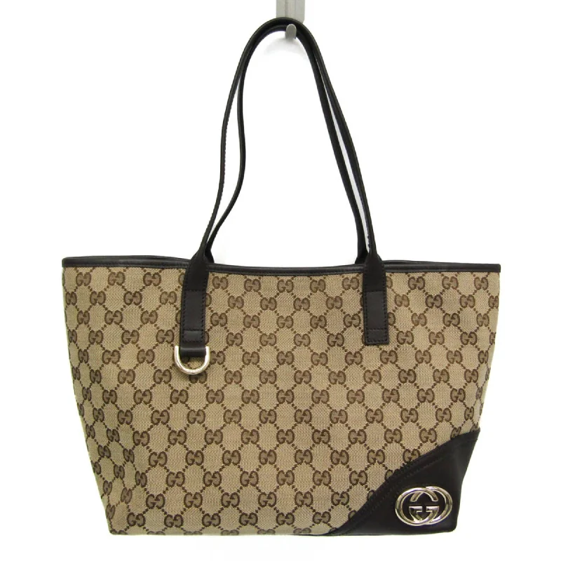 Large Capacity Genuine Leather Women's Tote Bag in Black for Work and CommutingTote Bag with Adjustable Shoulder Strap in Olive Green for Comfortable CarryingGucci Interlocking G  Canvas Tote Bag (Pre-Owned)