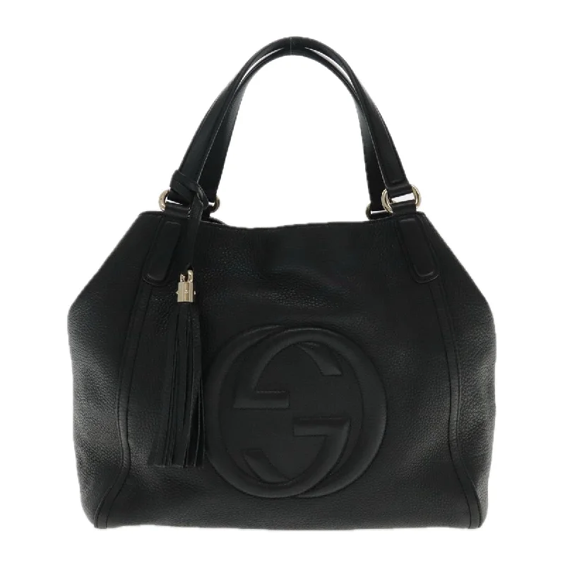 Tote Bag with RFID - Blocking Pocket in Black for Protecting Your Cards and InformationGeometric - Printed Tote Bag in Multicolor for a Contemporary and Trendy OutfitGucci Soho  Leather Tote Bag (Pre-Owned)