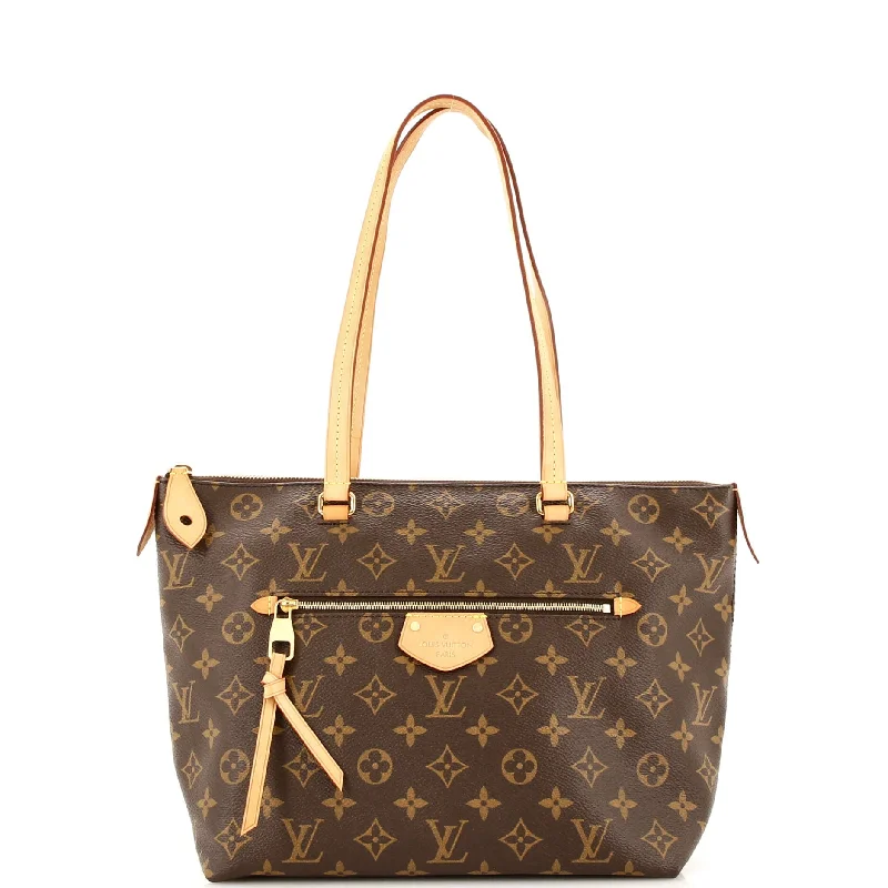 Women's Tote Bag with Zipper Closure in Red for Secure StorageOversized Jute Tote Bag in Natural Color with Rope Handles for a Beach VacationIena Tote Monogram Canvas PM Women's Tote Bag with Zipper Closure in Red for Secure StorageOversized Jute Tote Bag in Natural Color with Rope Handles for a Beach VacationIena Tote Monogram Canvas PM