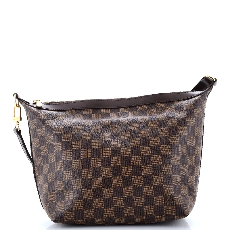 Quilted Shoulder Bag in Cream for a Classic and Elegant LookEmbroidered Denim Shoulder Bag in Blue for a Vintage VibeIllovo Handbag Damier MM