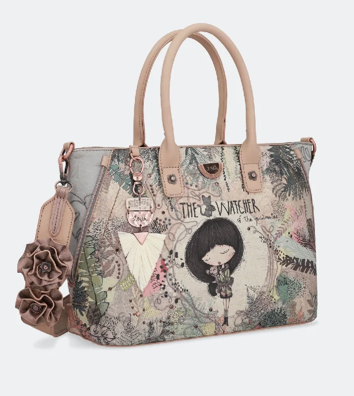 Linen Tote Bag in Natural Beige with Braided Details for a Rustic Summer EnsembleJungle tote bag Linen Tote Bag in Natural Beige with Braided Details for a Rustic Summer EnsembleJungle tote bag