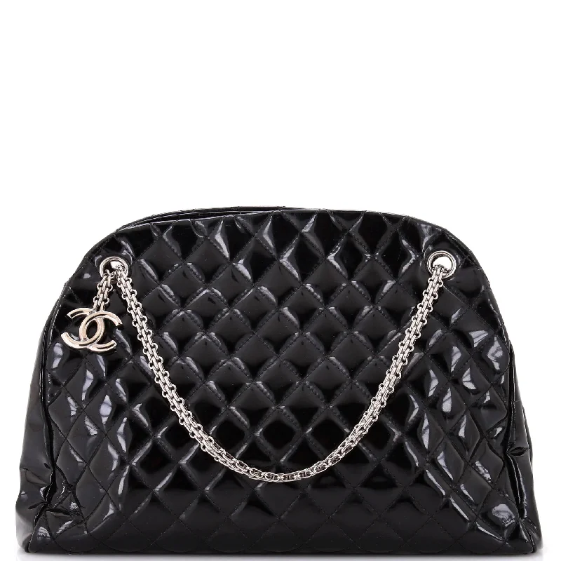 Crossbody Shoulder Bag in Black Leather with Gold Hardware for Night OutsWomen's Shoulder Bag with Zippered Pockets in Orange for SafetyJust Mademoiselle Bag Quilted Patent Large Crossbody Shoulder Bag in Black Leather with Gold Hardware for Night OutsWomen's Shoulder Bag with Zippered Pockets in Orange for SafetyJust Mademoiselle Bag Quilted Patent Large