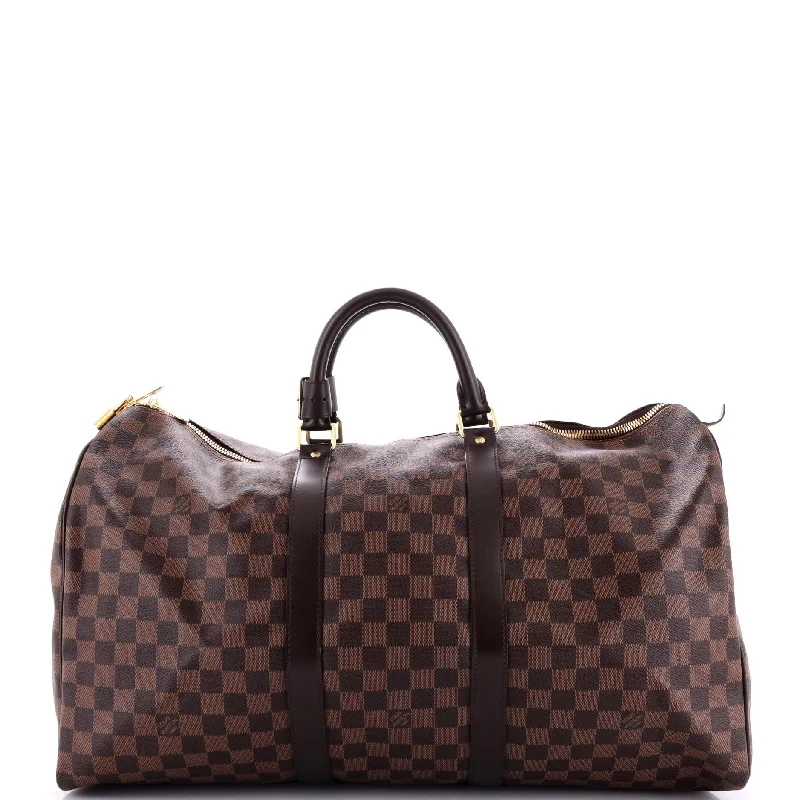 Large Capacity Genuine Leather Women's Tote Bag in Black for Work and CommutingQuilted Tote Bag in Cream with Silver Hardware for a Classic and Sophisticated StyleKeepall Bag Damier 50 Large Capacity Genuine Leather Women's Tote Bag in Black for Work and CommutingQuilted Tote Bag in Cream with Silver Hardware for a Classic and Sophisticated StyleKeepall Bag Damier 50
