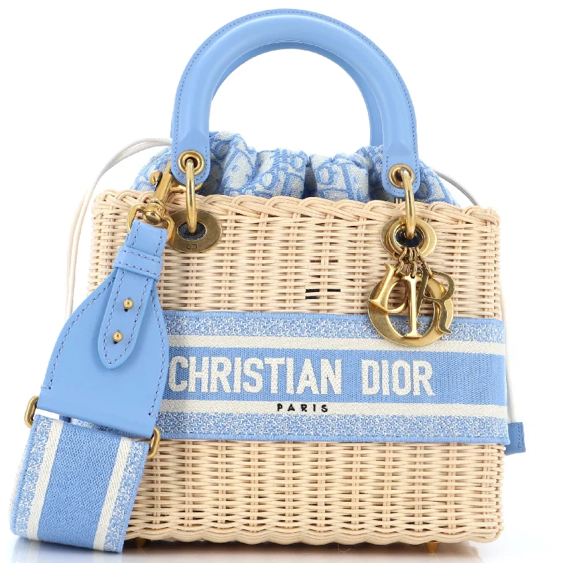 Quilted Tote Bag in Cream with Silver Hardware for a Classic and Sophisticated StyleLady Dior Bag Wicker and Oblique Canvas Medium Quilted Tote Bag in Cream with Silver Hardware for a Classic and Sophisticated StyleLady Dior Bag Wicker and Oblique Canvas Medium
