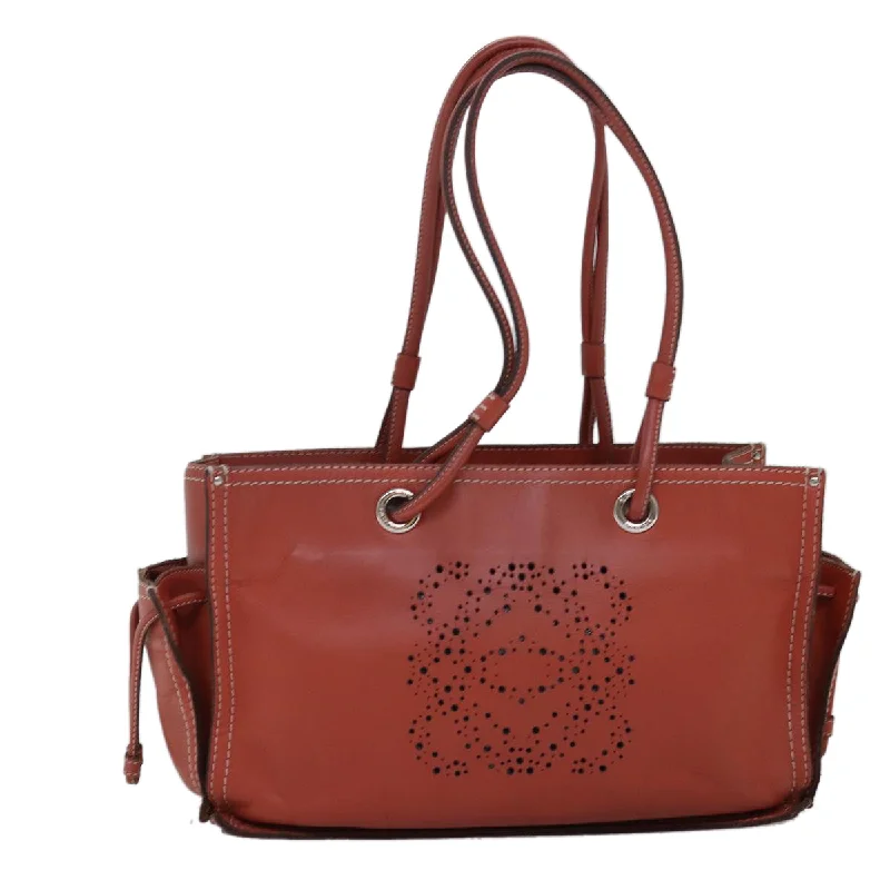 Women's Tote Bag with Detachable Pouch in Purple for Added ConvenienceMonogrammed Tote Bag in Brown Leather with Personalized Initials for a Custom and Elegant TouchLoewe  Leather Tote Bag (Pre-Owned)