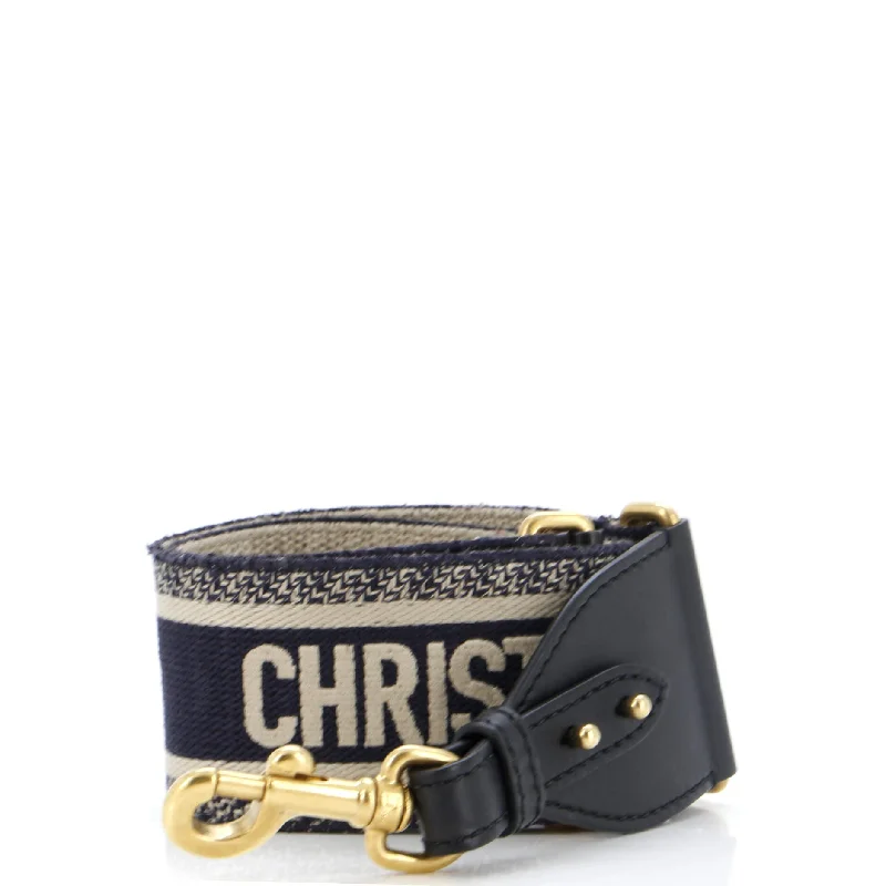 Logo Shoulder Strap Embroidered Canvas