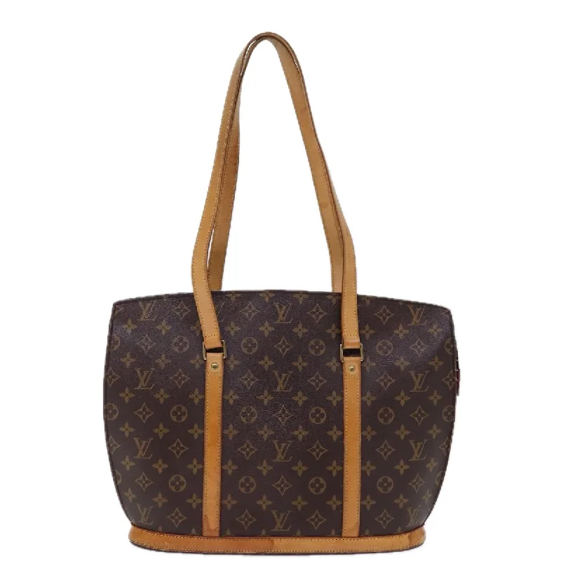 Monogrammed Tote Bag in Brown Leather with Personalized Initials for a Custom and Elegant TouchLarge Capacity Genuine Leather Women's Tote Bag in Black for Work and CommutingLouis Vuitton Babylone  Canvas Tote Bag (Pre-Owned)