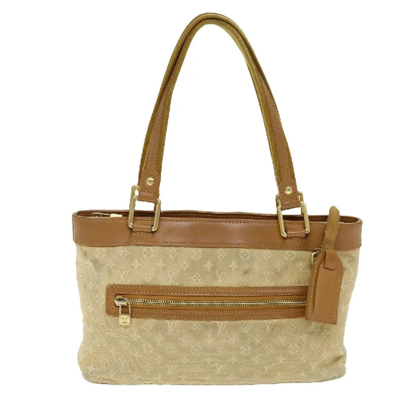 Women's Tote Bag with Inner Compartments in Gray for Organizing Everyday EssentialsWomen's Printed Tote Bag in Floral Patterns for a Spring - Themed Shopping TripLouis Vuitton Lucile  Canvas Tote Bag (Pre-Owned)