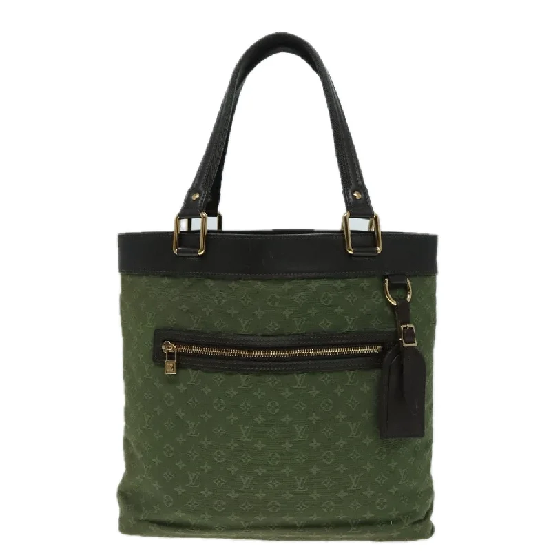 Metallic Tote Bag in Rose Gold with Chain Handles for a Glamorous Night OutMedium - Sized Canvas Tote Bag in Navy Blue with Striped Pattern for a Nautical - Inspired LookLouis Vuitton Lucille  Canvas Tote Bag (Pre-Owned)