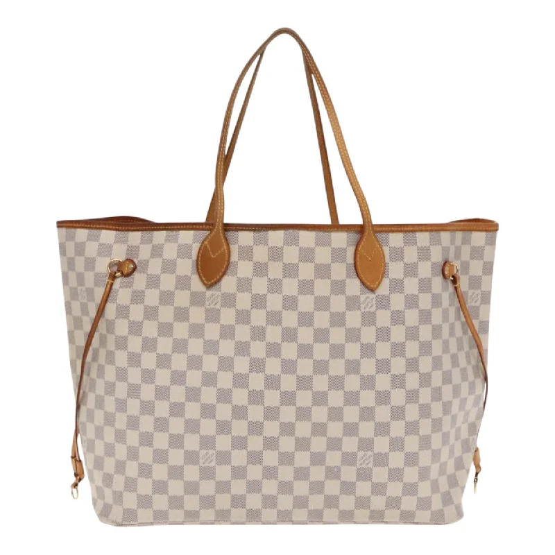 Women's Tote Bag with Inner Compartments in Gray for Organizing Everyday EssentialsLinen Tote Bag in Natural Beige with Braided Details for a Rustic Summer EnsembleLouis Vuitton Neverfull Gm  Canvas Tote Bag (Pre-Owned)