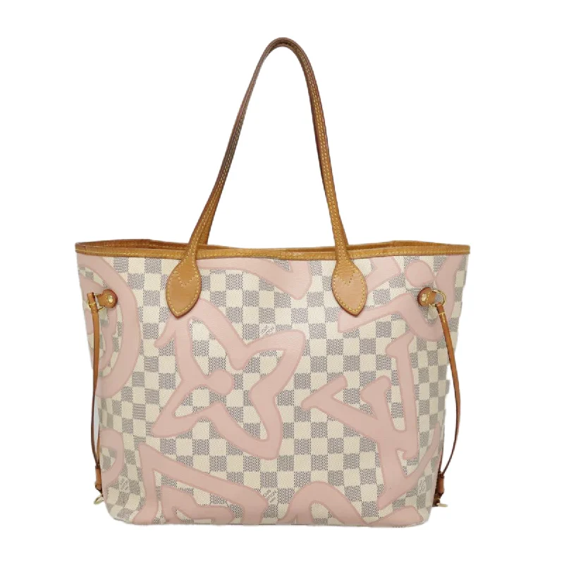 Small Vegan Leather Tote Bag in Blush Pink with Gold - Tone Hardware for a Feminine and Stylish AccessoryWomen's Tote Bag with Zipper Closure in Red for Secure StorageLouis Vuitton Neverfull Mm  Canvas Tote Bag (Pre-Owned)