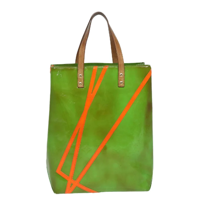 Women's Printed Tote Bag in Floral Patterns for a Spring - Themed Shopping TripTote Bag with Adjustable Shoulder Strap in Olive Green for Comfortable CarryingLouis Vuitton Reade  Patent Leather Tote Bag (Pre-Owned)