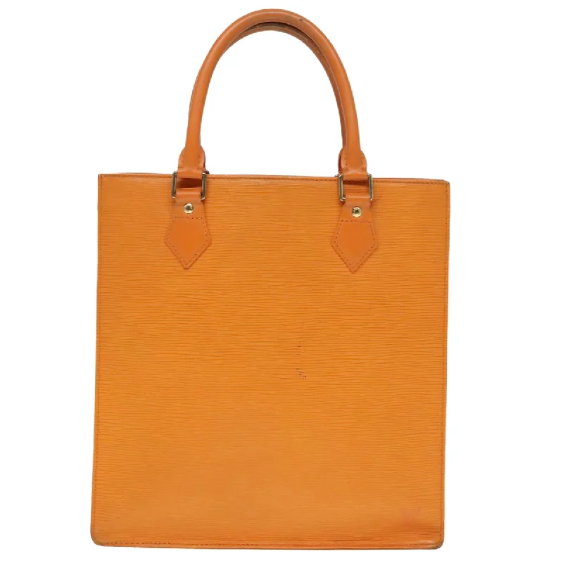Women's Tote Bag with Inner Compartments in Gray for Organizing Everyday EssentialsWaterproof Tote Bag in Yellow for Outdoor Activities in Wet WeatherLouis Vuitton Sac Plat  Leather Tote Bag (Pre-Owned)