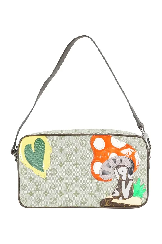 Vegan Leather Shoulder Bag in Gray for Ethical Fashion Lovers[WB4052] Louis Vuitton | Shoulder Bag
