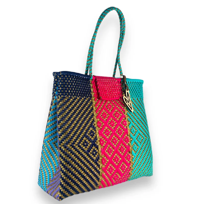 Oversized Jute Tote Bag in Natural Color with Rope Handles for a Beach VacationMaria Victoria | Seaside| Upcycled, Handwoven, Shoulder Tote Oversized Jute Tote Bag in Natural Color with Rope Handles for a Beach VacationMaria Victoria | Seaside| Upcycled, Handwoven, Shoulder Tote