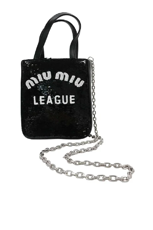 Metallic Crossbody Bag in Silver for New Year's Eve and Special Celebrations[WB4211] Miu Miu | Cross-Body Bag