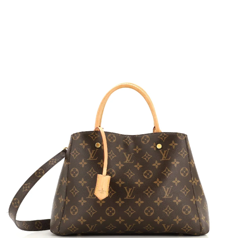 Montaigne Handbag Monogram Canvas MM