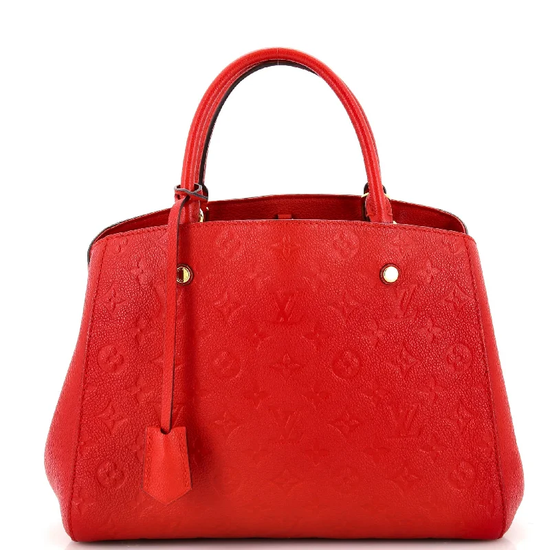 Montaigne Handbag Monogram Empreinte Leather MM
