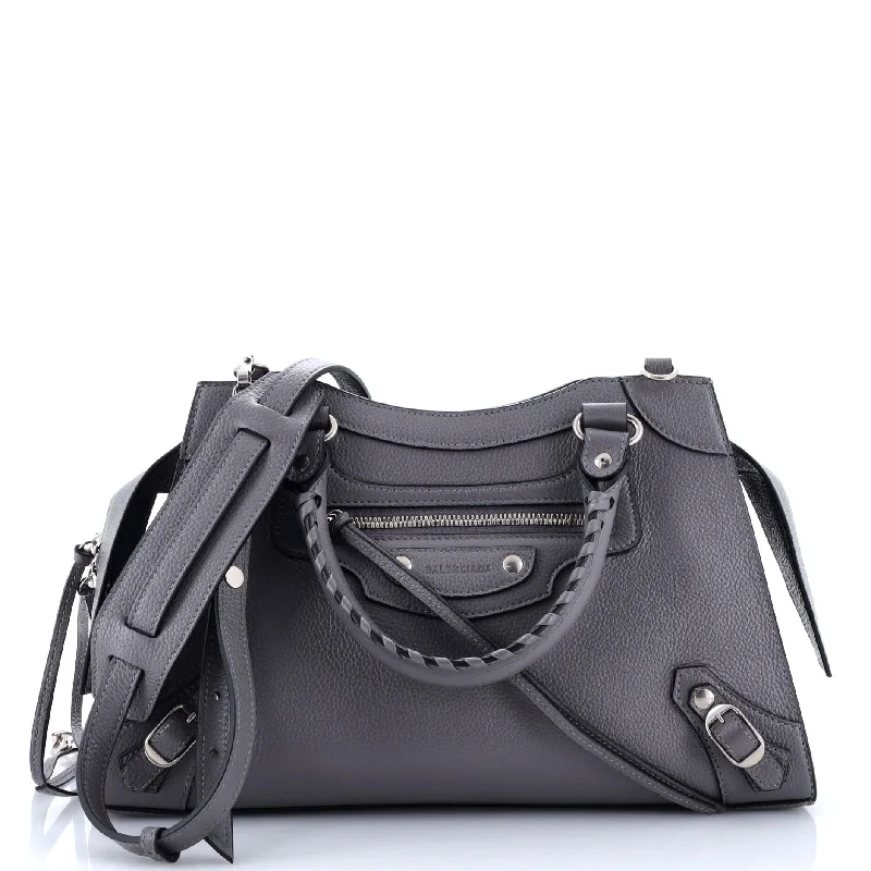 Geometric - Printed Tote Bag in Multicolor for a Contemporary and Trendy OutfitNeo Classic City Bag Leather Small