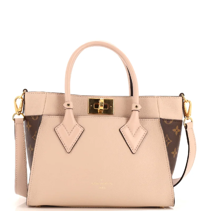 Small Vegan Leather Tote Bag in Blush Pink with Gold - Tone Hardware for a Feminine and Stylish AccessoryLinen Tote Bag in Natural Beige with Braided Details for a Rustic Summer EnsembleOn My Side Tote Leather with Monogram Canvas PM Small Vegan Leather Tote Bag in Blush Pink with Gold - Tone Hardware for a Feminine and Stylish AccessoryLinen Tote Bag in Natural Beige with Braided Details for a Rustic Summer EnsembleOn My Side Tote Leather with Monogram Canvas PM