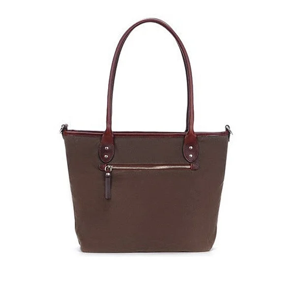 Large Capacity Genuine Leather Women's Tote Bag in Black for Work and CommutingONA Capri - Camera Tote Bag - Dark Tan