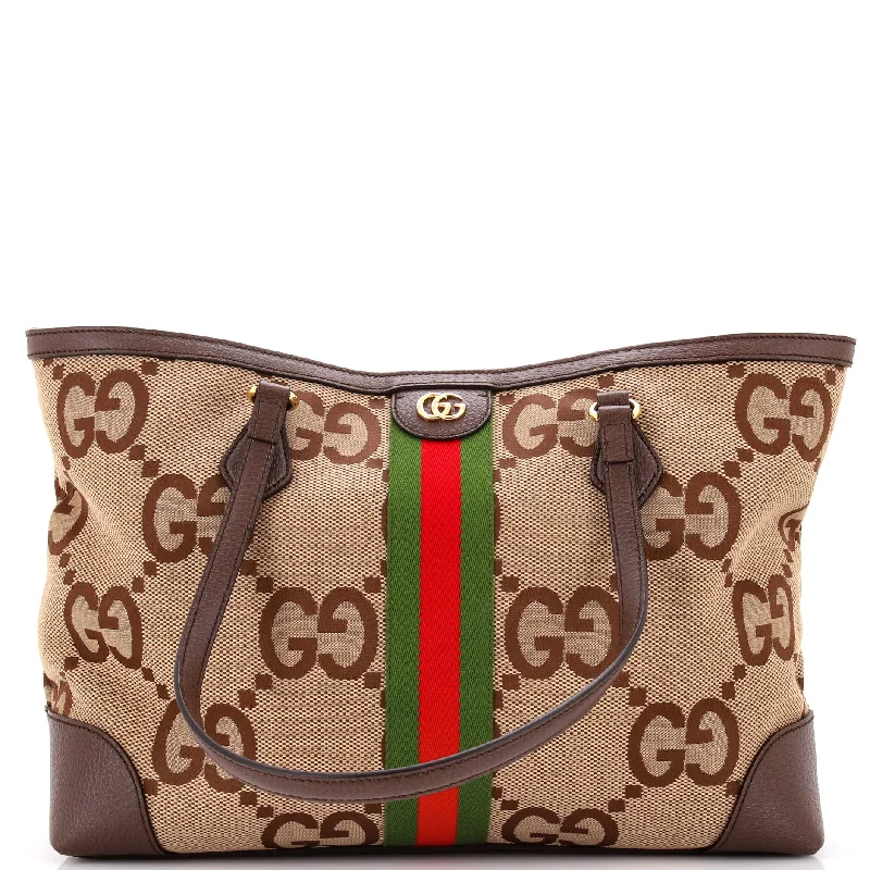 Women's Tote Bag with Magnetic Closure in Orange for Easy Access on the GoOphidia Shopping Tote Jumbo GG Canvas Medium Women's Tote Bag with Magnetic Closure in Orange for Easy Access on the GoOphidia Shopping Tote Jumbo GG Canvas Medium