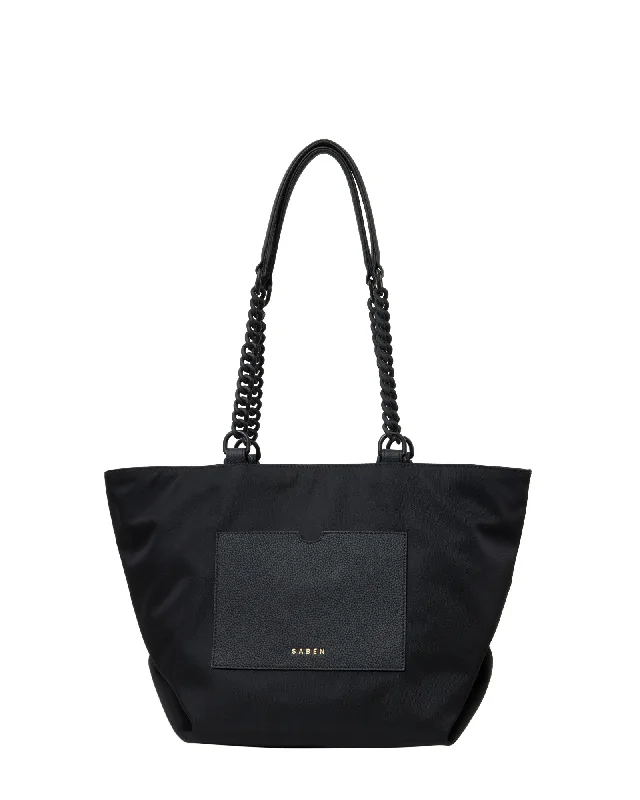 Women's Printed Tote Bag in Floral Patterns for a Spring - Themed Shopping TripParis Tote