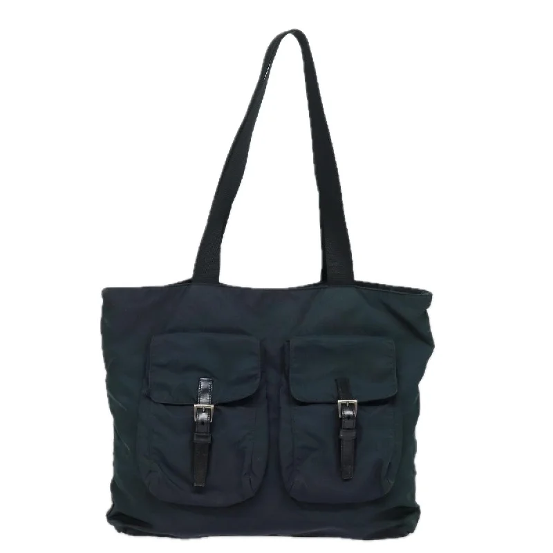 Women's Tote Bag with Inner Compartments in Gray for Organizing Everyday EssentialsFaux Fur - Trimmed Tote Bag in White for a Cozy Winter LookPrada Cabas  Synthetic Tote Bag (Pre-Owned)