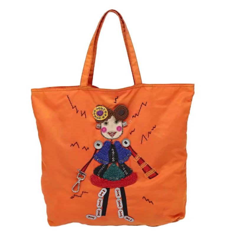 Monogrammed Tote Bag in Brown Leather with Personalized Initials for a Custom and Elegant TouchGeometric - Printed Tote Bag in Multicolor for a Contemporary and Trendy OutfitPrada Tessuto  Synthetic Tote Bag (Pre-Owned)