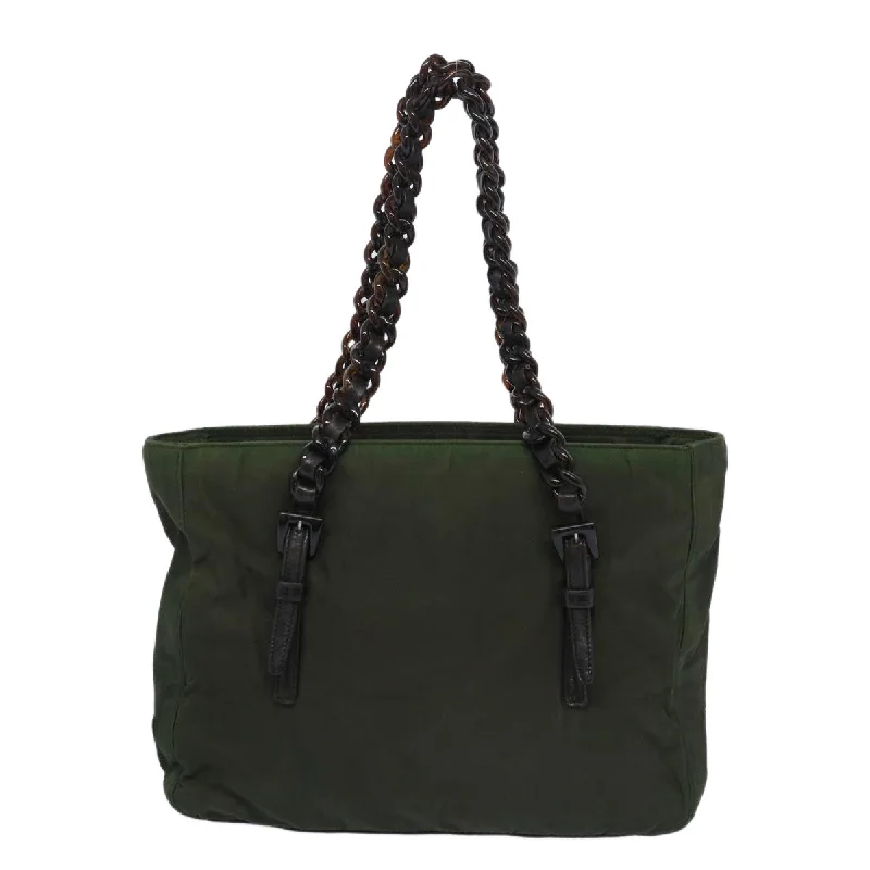 Oversized Jute Tote Bag in Natural Color with Rope Handles for a Beach VacationGeometric - Printed Tote Bag in Multicolor for a Contemporary and Trendy OutfitPrada Tessuto  Synthetic Tote Bag (Pre-Owned)