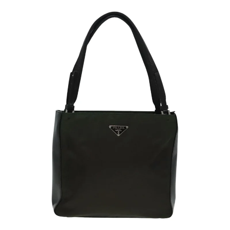 Tote Bag with RFID - Blocking Pocket in Black for Protecting Your Cards and InformationPatchwork Tote Bag in Denim with Vintage - Inspired Designs for a Retro AppealPrada Tessuto  Synthetic Tote Bag (Pre-Owned)