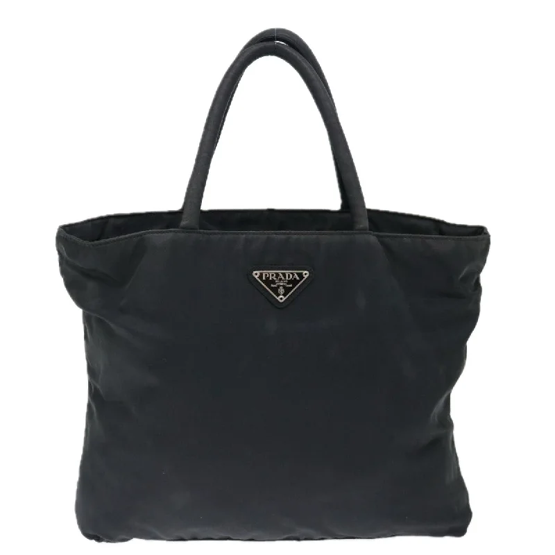 Metallic Tote Bag in Rose Gold with Chain Handles for a Glamorous Night OutWomen's Tote Bag with Detachable Pouch in Purple for Added ConveniencePrada Tessuto  Synthetic Tote Bag (Pre-Owned)