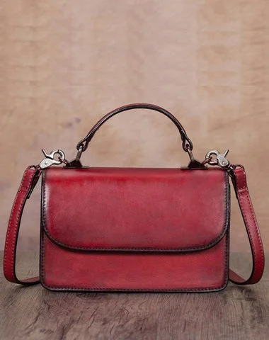 Women's Shoulder Bag with Adjustable Strap in Pink for ComfortRed Vintage Womens Leather Square Satchel Handbag Brown Shoulder Bag Purse for Ladies