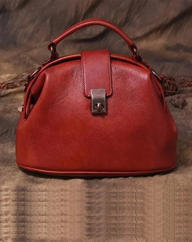 Women's Waterproof Nylon Shoulder Bag in Green for HikingRed Small Womens Vintage Leather Doctor Handbag Small Brown Doctor Purse Shoulder Bag for Ladies