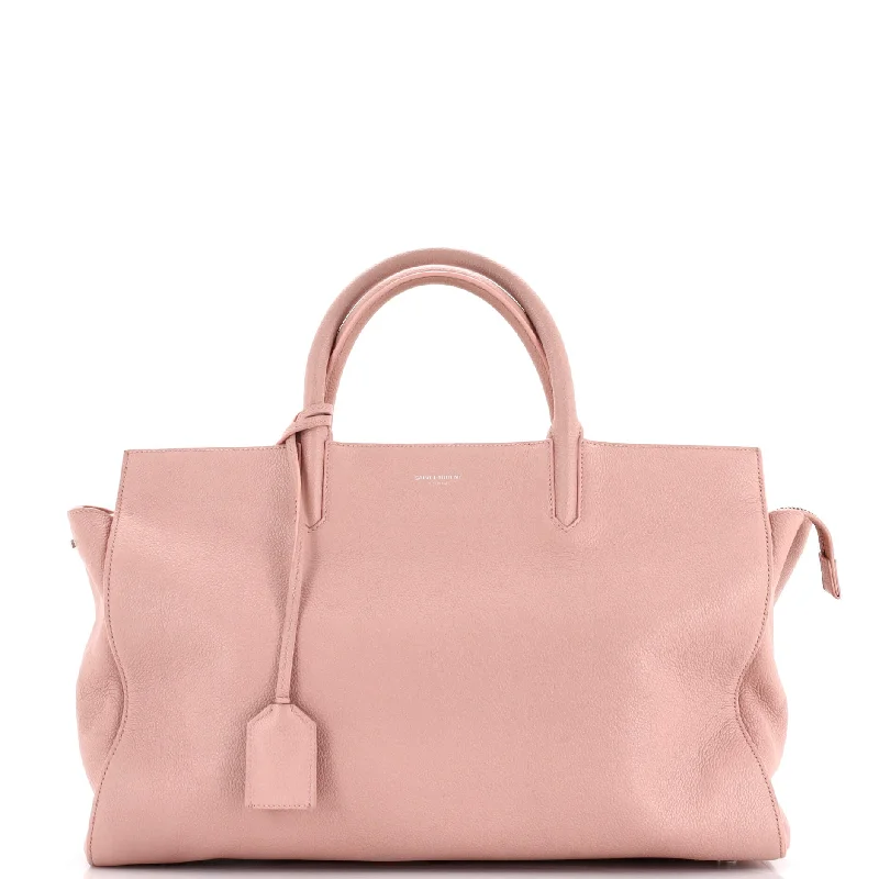 Geometric - Printed Tote Bag in Multicolor for a Contemporary and Trendy OutfitRive Gauche Cabas Leather Medium