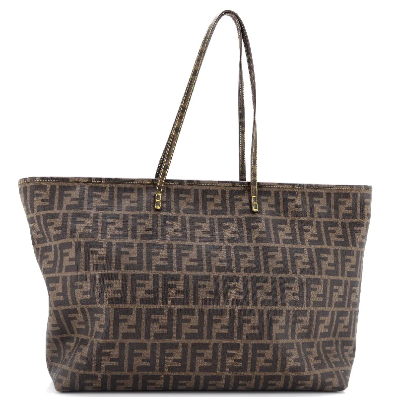 Geometric - Printed Tote Bag in Multicolor for a Contemporary and Trendy OutfitRoll Tote Zucca Coated Canvas Large