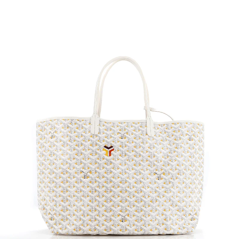 Women's Printed Tote Bag in Floral Patterns for a Spring - Themed Shopping TripSaint Louis Tote Claire Voie Coated Canvas PM