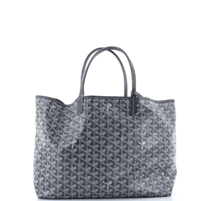Tote Bag with RFID - Blocking Pocket in Black for Protecting Your Cards and InformationSaint Louis Tote Coated Canvas PM