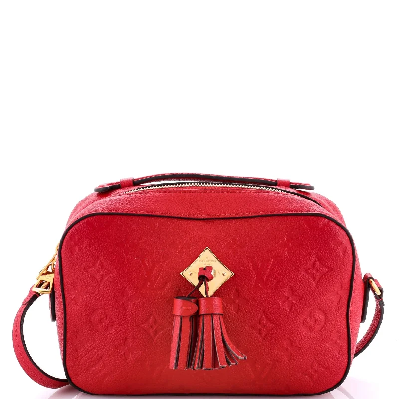 Women's Shoulder Bag with Adjustable Strap in Pink for ComfortMetallic Shoulder Bag in Gold for Special OccasionsSaintonge Handbag Monogram Empreinte Leather Women's Shoulder Bag with Adjustable Strap in Pink for ComfortMetallic Shoulder Bag in Gold for Special OccasionsSaintonge Handbag Monogram Empreinte Leather