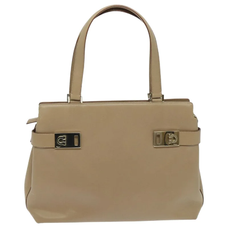 Tote Bag with RFID - Blocking Pocket in Black for Protecting Your Cards and InformationSmall Vegan Leather Tote Bag in Blush Pink with Gold - Tone Hardware for a Feminine and Stylish AccessorySalvatore Ferragamo Gancini  Leather Tote Bag (Pre-Owned)