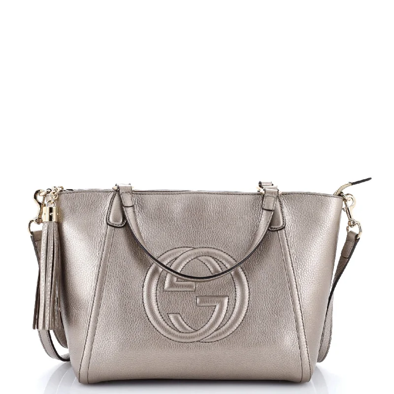 Soho Convertible Top Handle Bag Leather Small