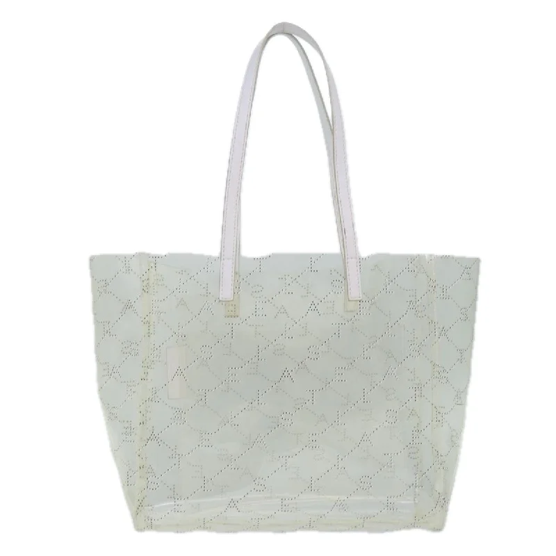 Quilted Tote Bag in Cream with Silver Hardware for a Classic and Sophisticated StyleWomen's Printed Tote Bag in Floral Patterns for a Spring - Themed Shopping TripStella Mccartney Classic Pouch  Vinyl Tote Bag (Pre-Owned)
