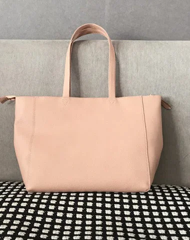 Embroidered Tote Bag in Beige with Floral Motifs for a Boho - Chic VibeWomen's Tote Bag with Inner Compartments in Gray for Organizing Everyday EssentialsStylish Womens Pink Leather Tote Bag Shoulder Tote Bag Pink Tote Purse For Women
