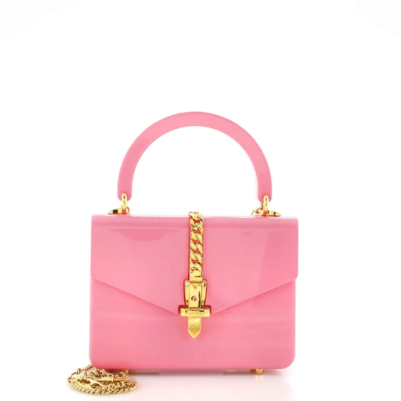 Sylvie 1969 Top Handle Bag Plexiglass Mini